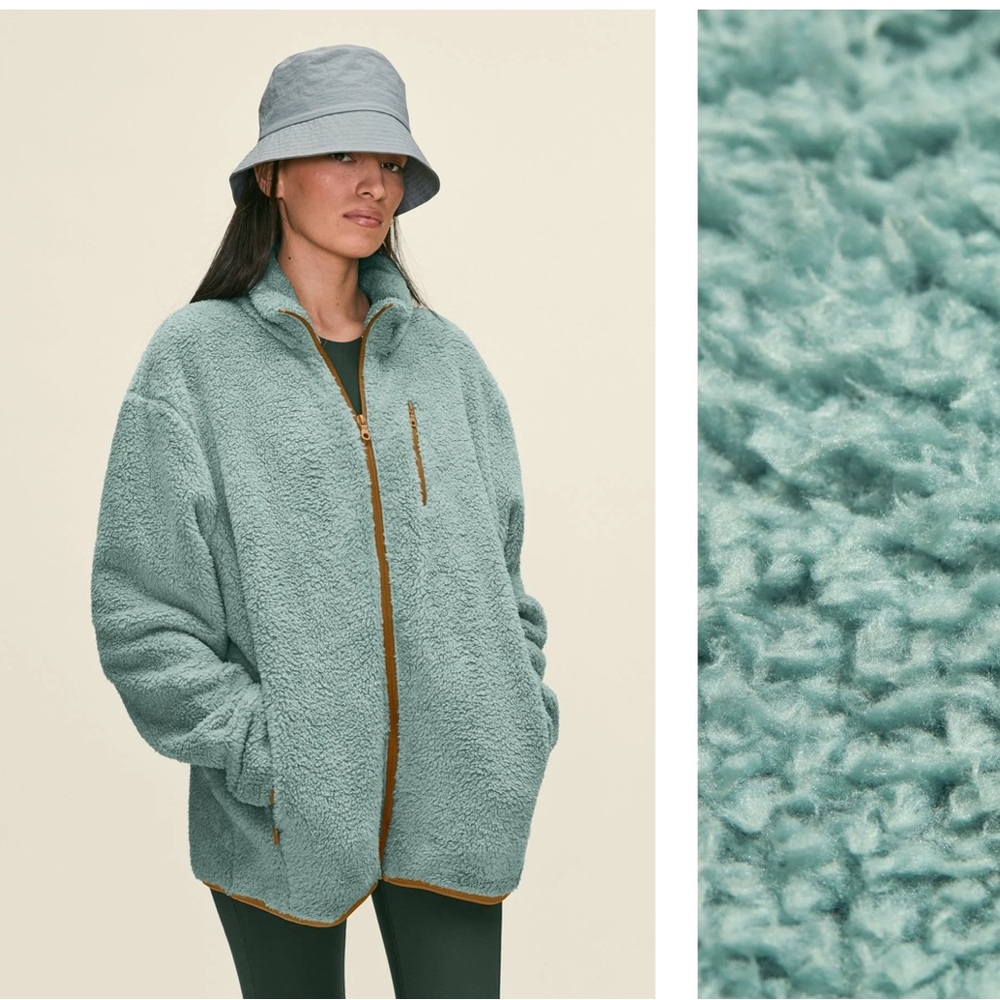 NWT Girlfriend Collective full-zip fleece
